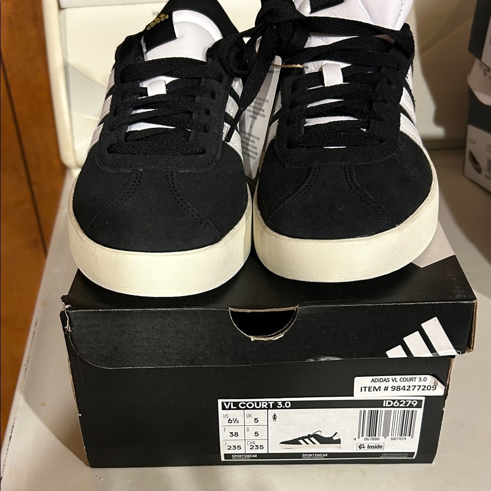 Adidas VL Court 3.0 Black White Sneakers